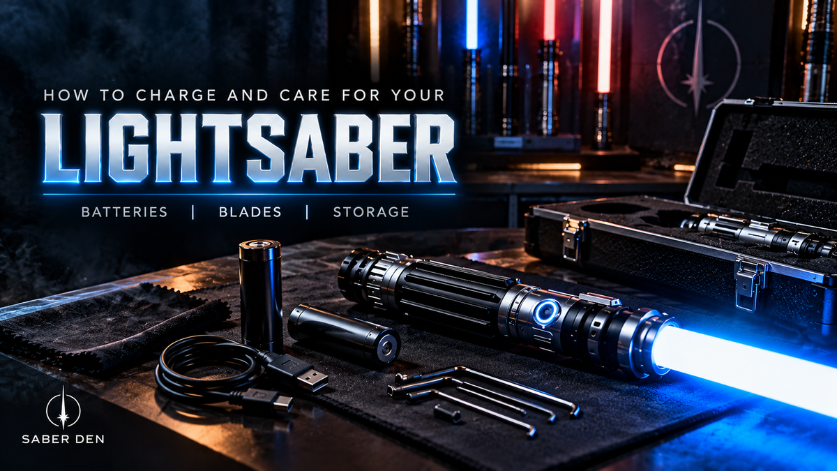 How to Charge and Care for Your Lightsaber: Batteries, Blades and Storage