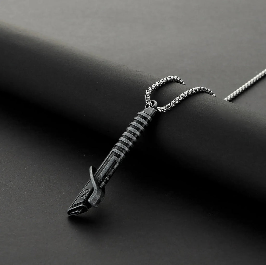 Lightsaber pendant necklace