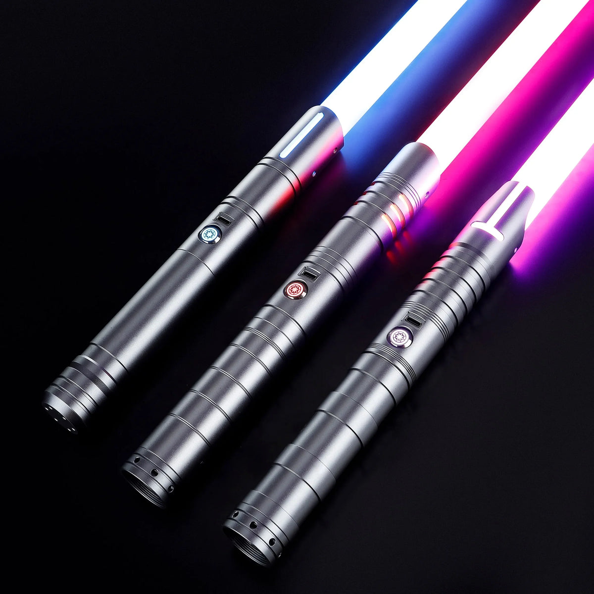 3-saber heavy dueling lightsaber bundle - view 2