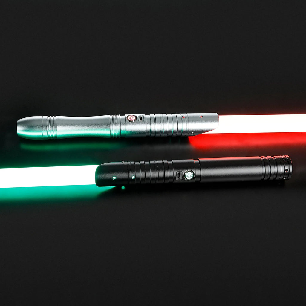 Father and son lightsaber dueling set