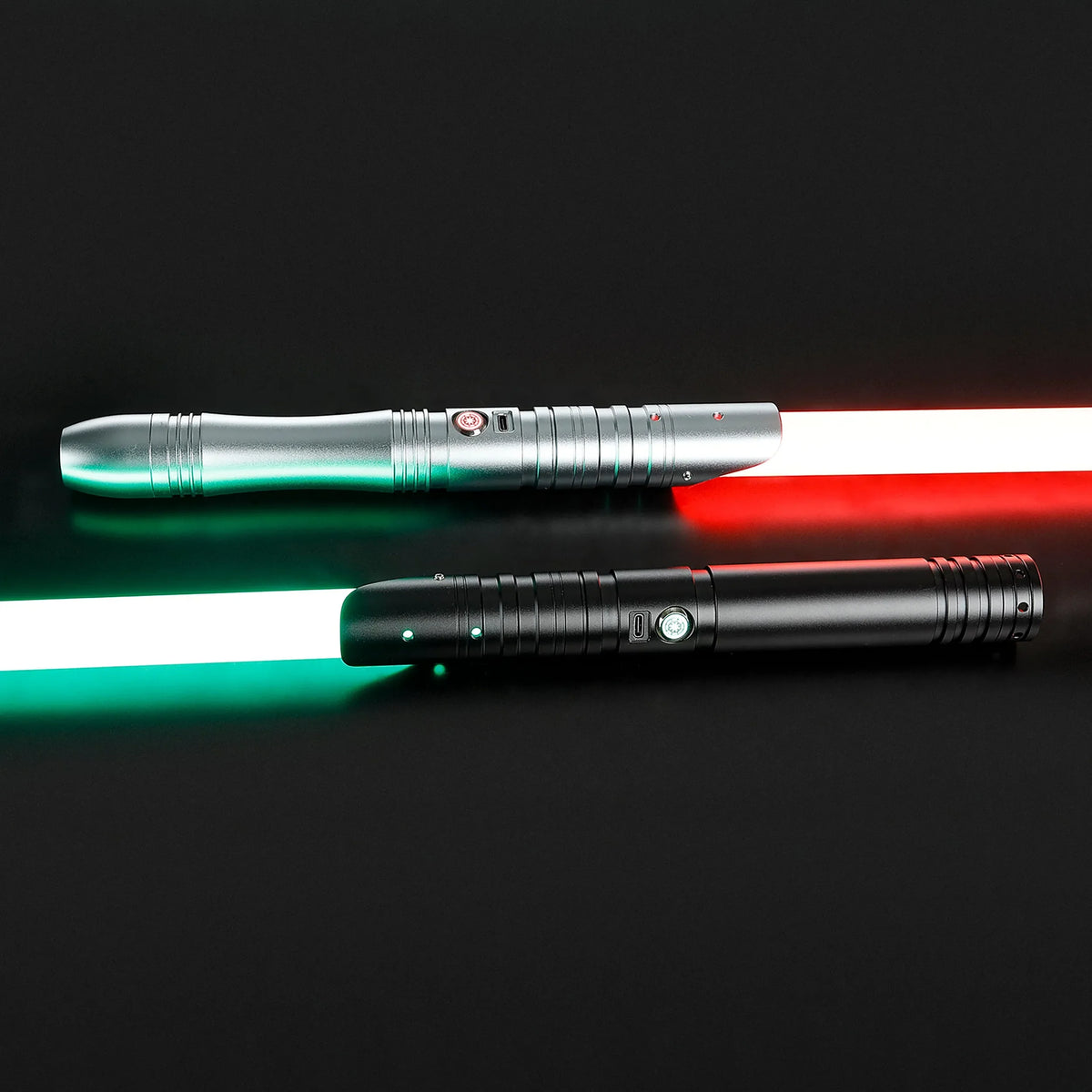 Father and son lightsaber dueling set