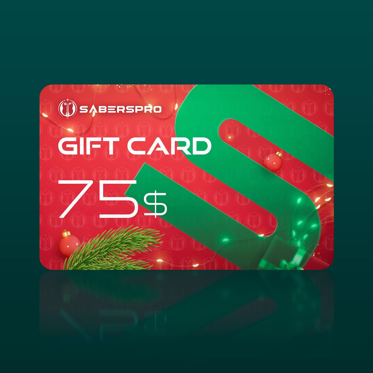 Lightsaber digital gift card - design 2